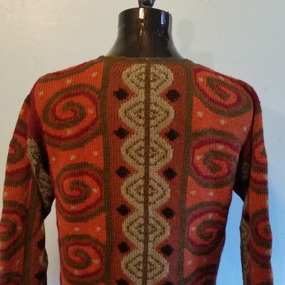 Peruvian Perfection Alpaca Hand Knit Sweater Large - Picture 3 of 8